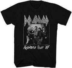 Def Leppard Hysteria Tour 87 Band Photo Men’s T Shirt LG