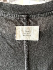 Fear of God FOG Essentials Size XL Gray Long T Shirt Top Crewneck Oversized S/S