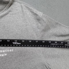 American Eagle Hooded T-Shirt Men’s Size S Gray Short Sleeve Drawstring