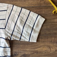 Vintage Lands’ End Striped T-Shirt Men’s Size L 42-44 Made in USA