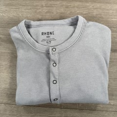 Rhone Waffle Henley Shirt Men’s Sz XL Shirt Gray Long Sleeve Thermal Gorpcore