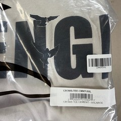 Revenge x Juice WRLD Crows Tee Cement Grey XXL – Deadstock New in Bag