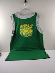 Boracay Philippines Sea Turtle Green Gray Sleeveless Shirt Size XL NO STRETCH