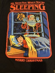 Lot Of 3 Horror T Shirt Size Med Steven Rhodes & Halloween Hobo Scary Santa