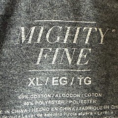 Mighty Fine Shirt Mens XL Gray Leave Nature Wild Desert Cactus Graphic Tee