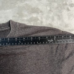 Carhartt K231 Long Sleeve Logo T Shirt Mens Medium Brown Orange Graphic Tee Work