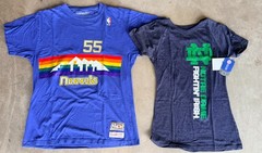 24 Sports T-Shirt & Jersey Bundle MLB NFL NBA Jordan Tee Mixed Teams & Sizes Lot