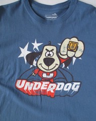 Underdog Distressed Flying Logo Tee | Officially Licensed Cartoon T-Shirt XL