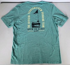 Mens Travis Mathew Heather Green Golf Drinking Team T-Shirt Sz XL Pima Cotton