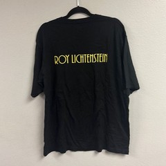 Men’s Black Uniqlo x Roy Lichtenstein Graphic Art Pullover T-Shirt XL