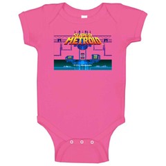 Super Metroid Snes Retro Video Game Baby One Piece