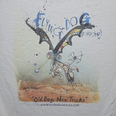Vintage Ralph Steadman Flying Dog Brewery T Shirt Size 2XL Graphic White