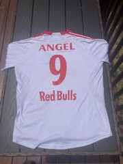 Red bull soccer jersey Made in Peru Angel #9 on the Back See description