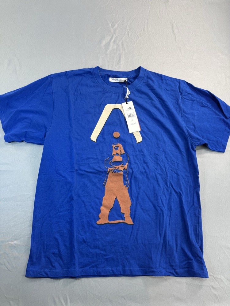 Headgear Classics Men’s AALIYAH T-Shirt Blue Size Medium Graphic Print Tee NEW