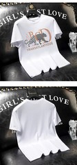 New Fashion Tiger Rhinestone Summer Short Sleeve Luxury Men Streetwear T-Shirt