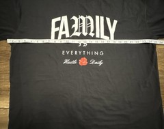 Muerte Hustle Daily Short Sleeve Graphic TeeShirt 3XL Black Family Is Everything