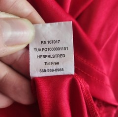 HEB Texas Proud Shirt Men’s Large Red Threads Uniform Long Sleeve Performance