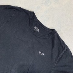Hollister T Shirt Mens Small Black 100% Cotton Must Have Collection