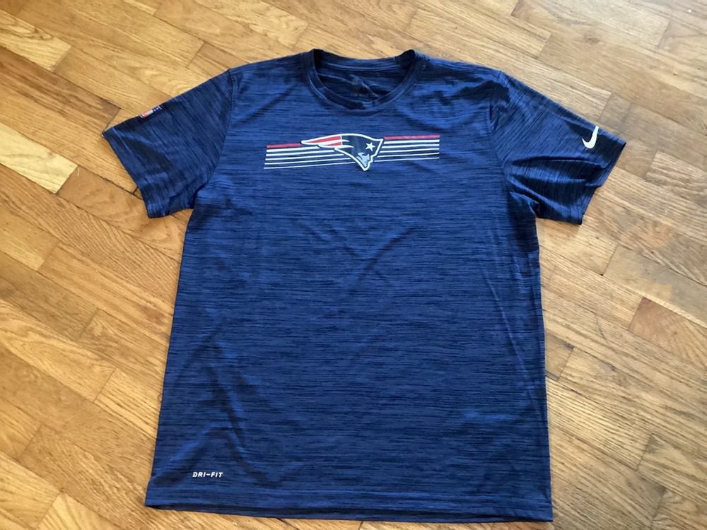 Men’s Patriots The Nike Tee T-shirt Dri Fit NFL On Field Apparel XL short Sleeve