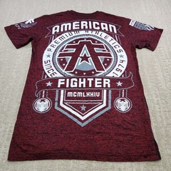 American Fighter Shirt Men Small Buckle Y2K Grunge MMA Fighting Affliction