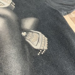 Pink Panther Shirt Adult XL Black Y2K Pimp Embellished Rings Jewelry