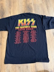 Vintage KISS The Farewell Tour T-shirt 1973-2000 Size XL band tee single stitch