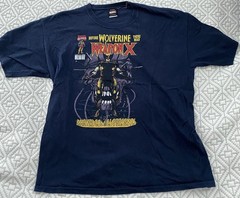 Marvel Weapon X Wolverine X-Men Adult T-Shirt Short Sleeve SS Tee Navy XL
