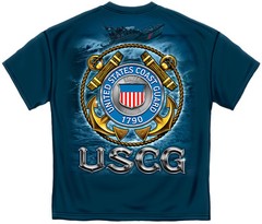 New United States COAST GUARD SEMPER PARATUS 1790 USCG T Shirt