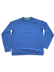 Peter Millar Mens Blue Crown Sport Cradle Performance Crewneck T-Shirt Size S