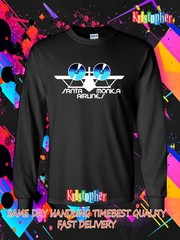 Santa Monica Airlines SMA Natas Kitten Crew Neck T-Shirt American Men’s T-Shirt