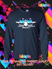 Santa Monica Airlines SMA Natas Kitten Crew Neck T-Shirt American Men’s T-Shirt