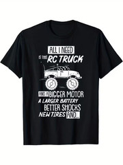 Funny RC Racing Cars RC Trucks Radio Control Cars Sayings Mens T Shirts