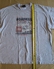 Vintage 90s Roadkill Cafe T-Shirt XL D-Lab The Doctor Heather Gray Boxy Fit