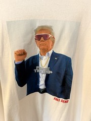 Full Send XL FREE TRUMP T-Shirt White Never Worn Original