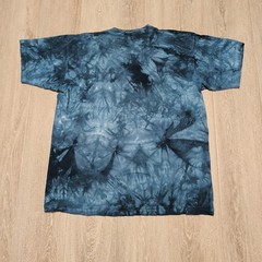 Vintage The Mountain Wolf Tee Men XL Blue Tie Dye Good Howling Pack Moon Nature