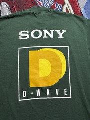 Vintage Sony D-WAVE Shirt Logo Men’s Large SONY Wireless Telecommunications