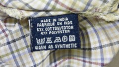 FRENCH CONNECTION Mens Shirt Checked Multicolour Casual Short Sleeve Striped L