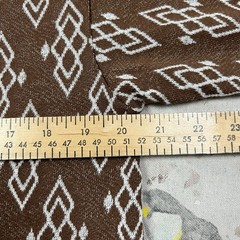 Vintage 60s ELY Knit T Shirt Geometric Pattern Mens Large Mid Century Modern