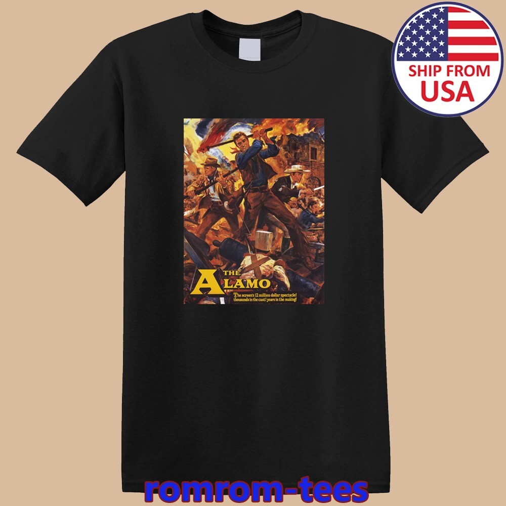 The Alamo Black Size S-5XL