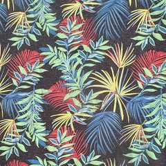 Free Planet Regular Fit Crew Neck Short Sleeve Pocket T-Shirt Tropical Floral L