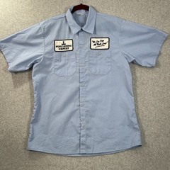 Funny Plumber Shirt Costume Cosplay Pipe laying expert Plumber Large