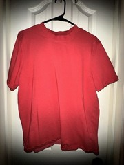 Blank Red Heavyweight Old Navy Tee Mens Size Large (Good Quality!)
