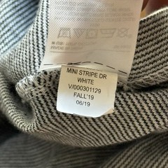 Banana Republic Men’s Dress Crew T Shirt Tee Size Large Gray Striped Minimalist