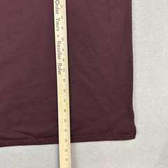 BYLT Basic Crew Split Hem Lux Shirt Men Medium Red Stretch Tee T-Shirt M