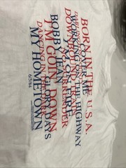 BRUCE SPRINGSTEEN L Born in the USA 1984 Concert TSHIRT ReProduced in 2012 NWOT