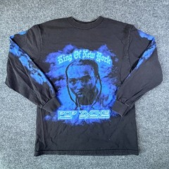 Pop Smoke Shirt Men Medium Black Cotton Graphic King Of New York Brooklyn Rapper