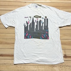 Vintage 80s Gold Toe Socks Art Advertising Promo Shirt Size XL