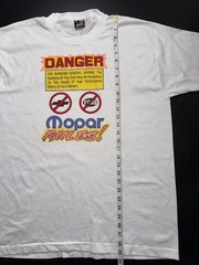 Vintage 90’s XL White NOS Mopar Rules Single Stitch, Made In USA.