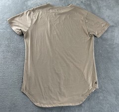 Cuts Clothing Elongated T Shirt Men Medium / S Tall Desert Beige Crew Neck Tee