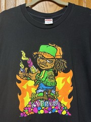 Supreme Molotov Kid TShirt black XL Used SS19 SS 19 Shirt Extra Large